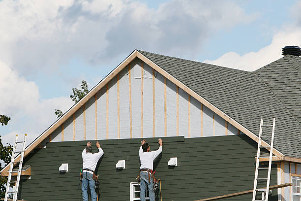 Professional Emergency Siding Repair technician working in Dover, PA
